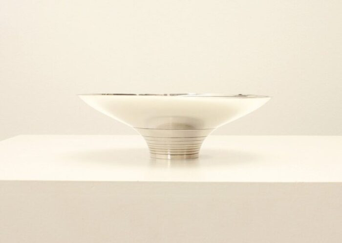 sterling silver bowl from georg jensen 1950s 5