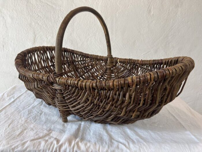 swedish country handmade willow basket 1