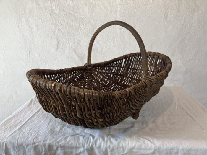 swedish country handmade willow basket 2