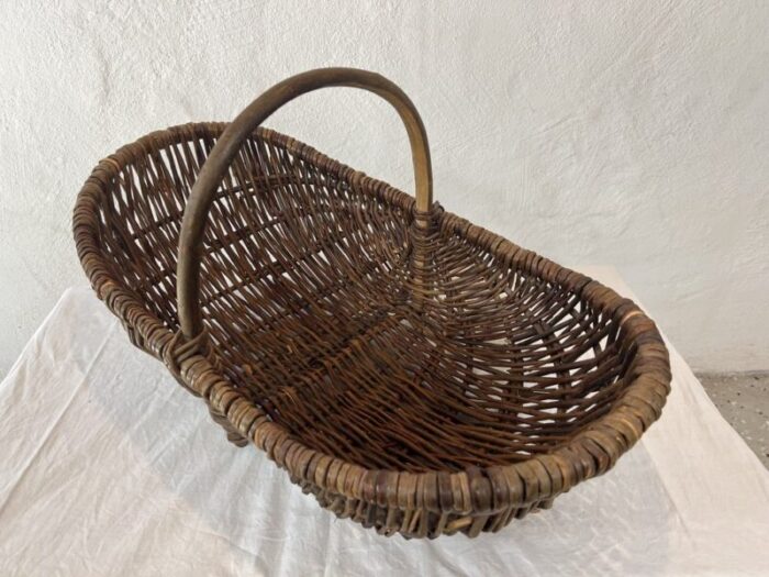 swedish country handmade willow basket 5