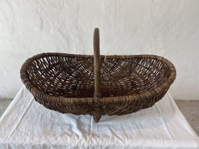 swedish country handmade willow basket 6