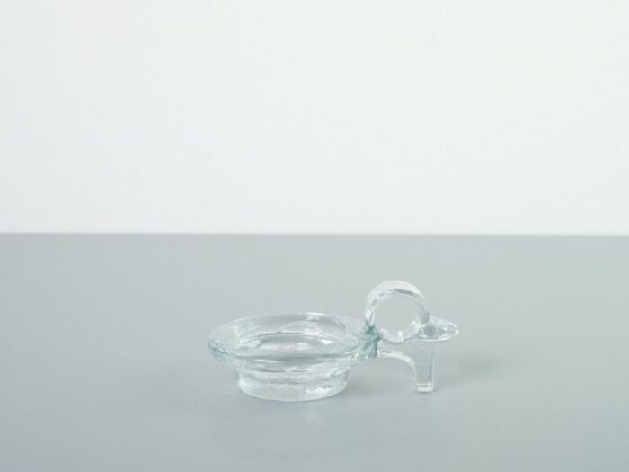 swedish glass candleholder from kosta boda 1960s 2