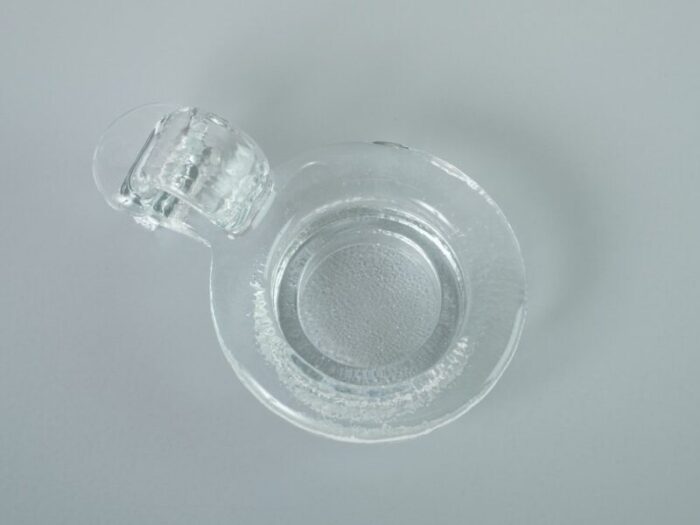 swedish glass candleholder from kosta boda 1960s 8