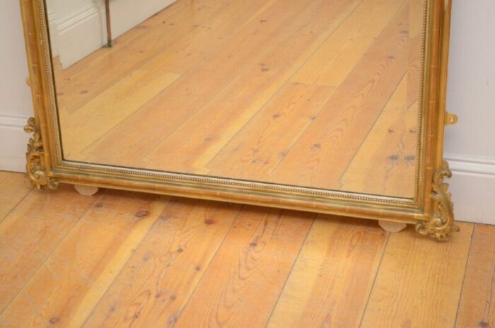 tall 19th century pier mirror 1870s 2