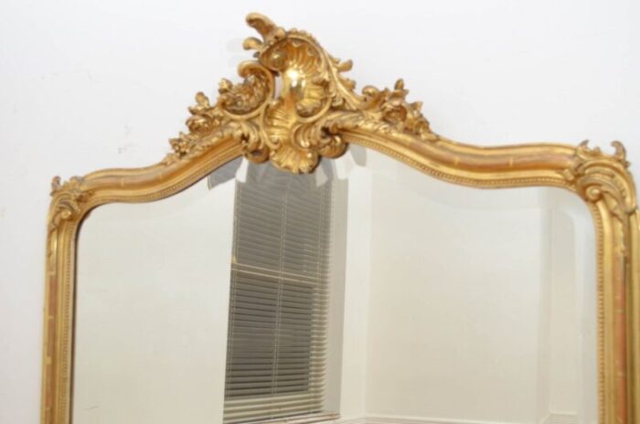 tall 19th century pier mirror 1870s 8