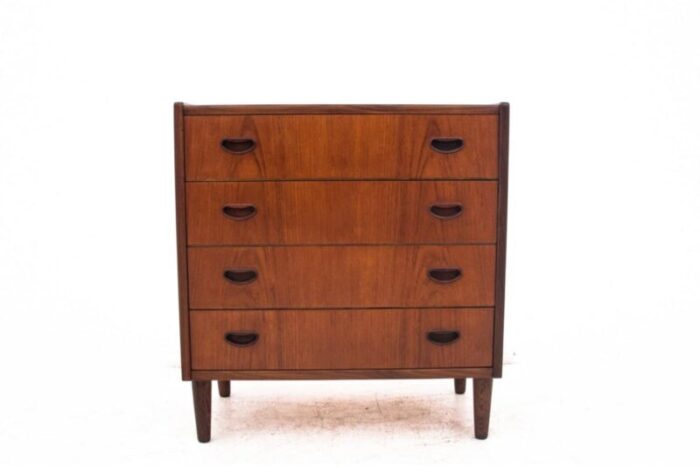 teak chest of drawers denmark 1960s 4292