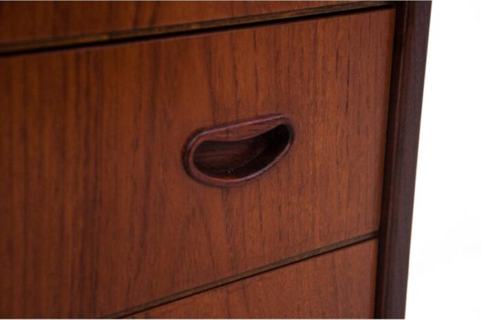 teak chest of drawers denmark 1960s 7817