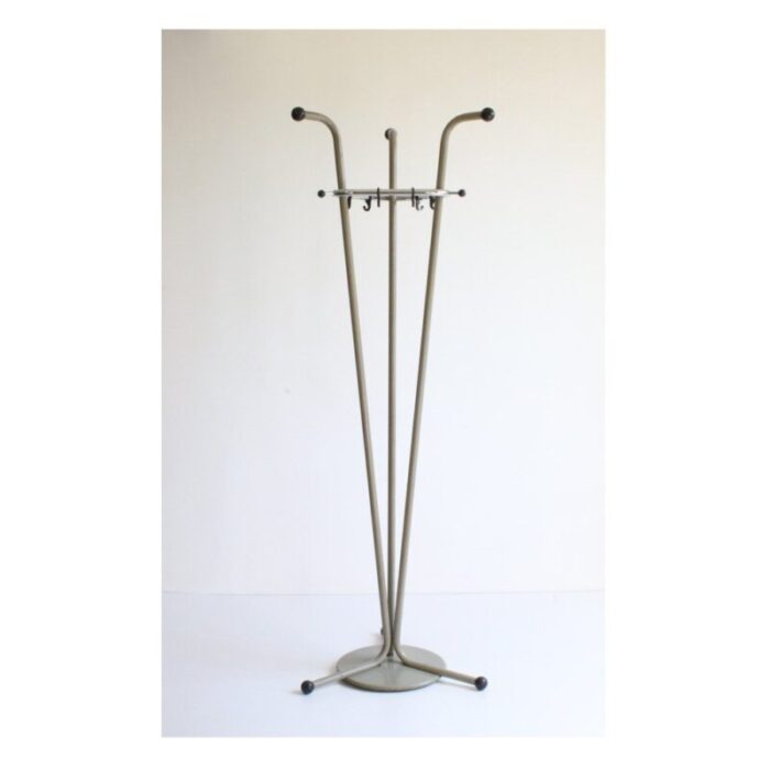 tubular coat rack by tubax belgium 1950s 2