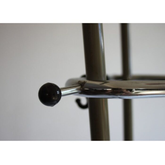 tubular coat rack by tubax belgium 1950s 4