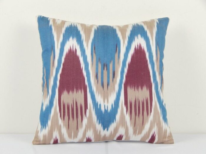 uzbek ikat cushion cover 1