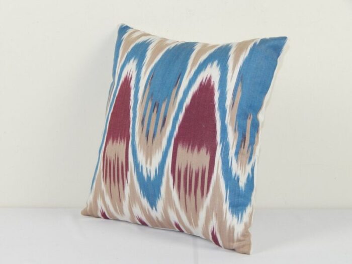 uzbek ikat cushion cover 3