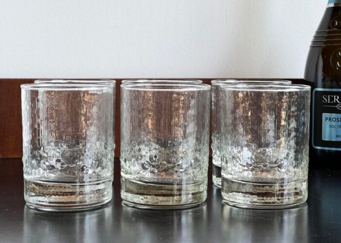 vintage 1960s durobor alaska old fashioned whiskey glasses set of 6 2093