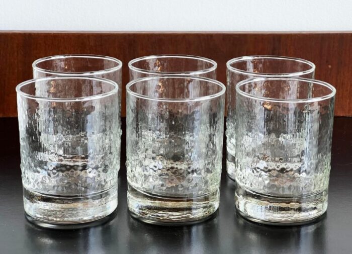 vintage 1960s durobor alaska old fashioned whiskey glasses set of 6 3219