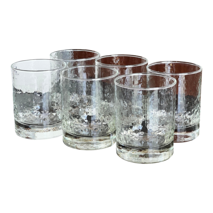 vintage 1960s durobor alaska old fashioned whiskey glasses set of 6 9996