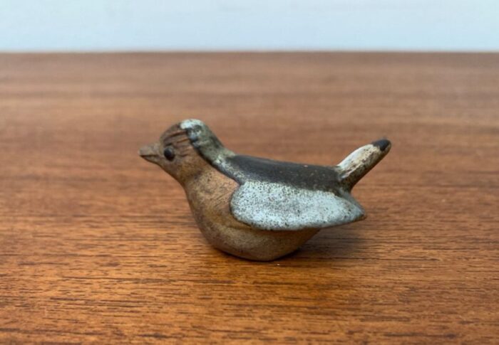 vintage ceramic bird figurine from treman pottery uk 1970s 2