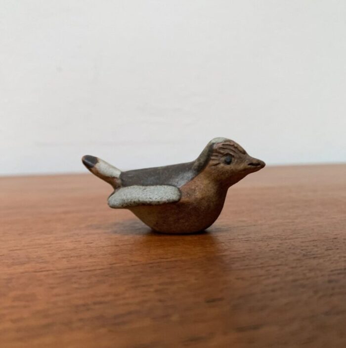 vintage ceramic bird figurine from treman pottery uk 1970s 9