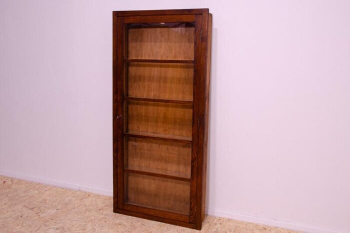 vintage czechoslovakian shelves cabinet 1930s 3448