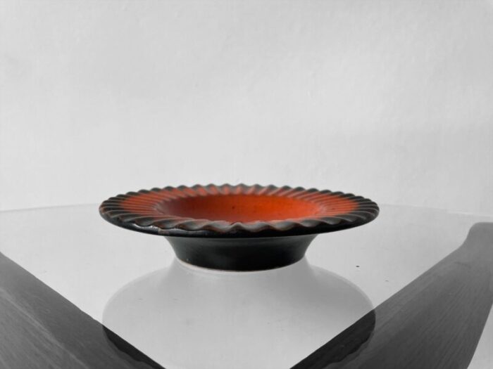 vintage danish ceramic bowl by johgus bornholm 7331