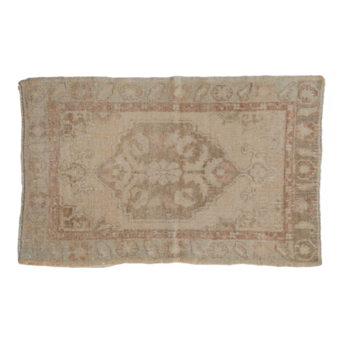 vintage distressed oushak rug 2 x 33 8871