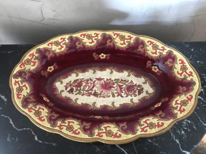 vintage earthenware plate 1950s 4