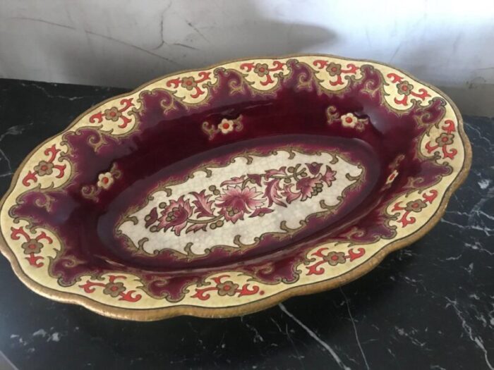 vintage earthenware plate 1950s 8