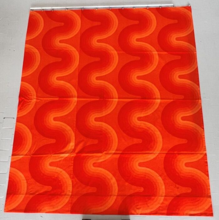 vintage fabric panel tapestry by verner panton 1970s 1