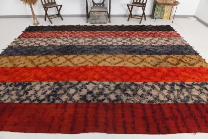 vintage filikli kilim rug 4