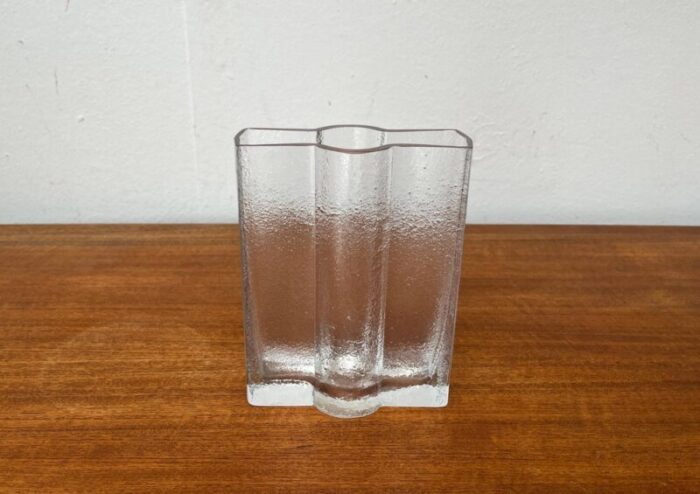 vintage finnish model railo glass vase by nanny still for riihimaeen lasi 1970s 1