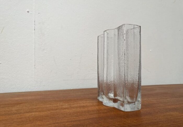 vintage finnish model railo glass vase by nanny still for riihimaeen lasi 1970s 11