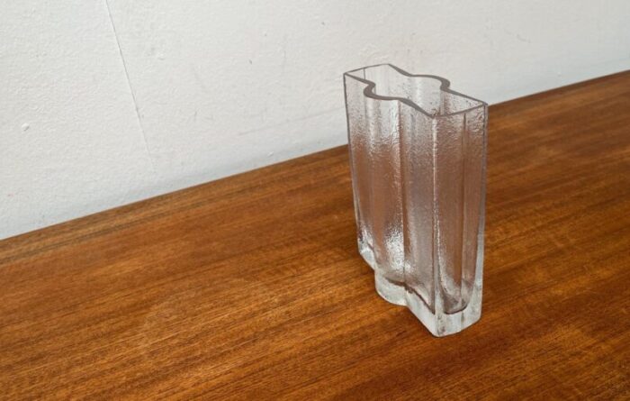 vintage finnish model railo glass vase by nanny still for riihimaeen lasi 1970s 2