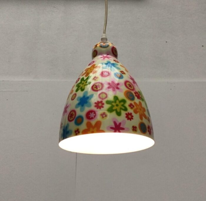 vintage french postmodern pendant lamp from pylones paris 1990s 7937