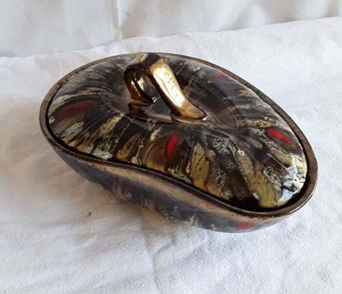 vintage german ceramic cover box 1960s 2