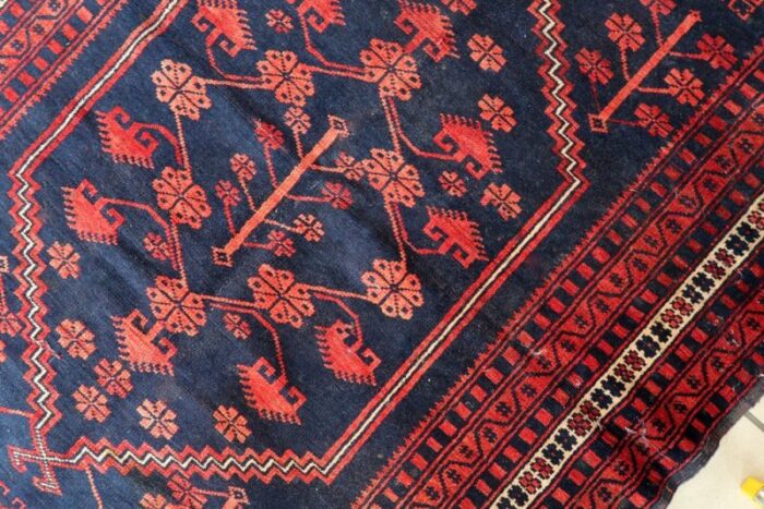 vintage handmade caucasian karabagh rug 1940s 2