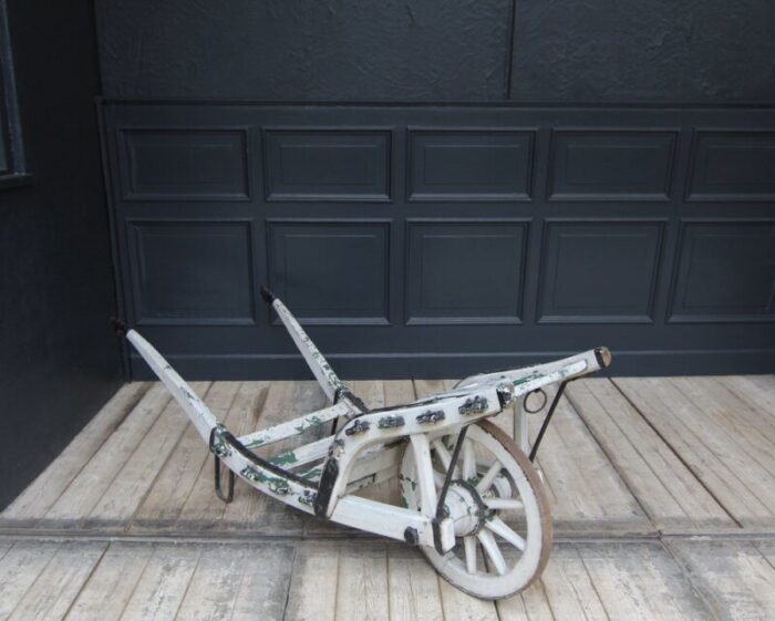 vintage hay cart wheelbarrow 1890s 3