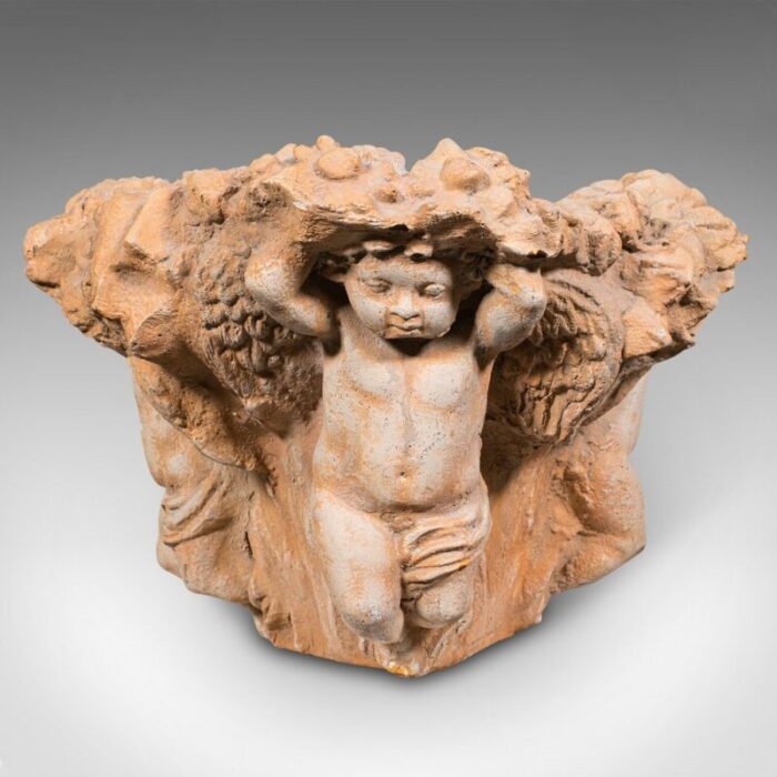 vintage italian putti planter in cherub figures 1950s 4