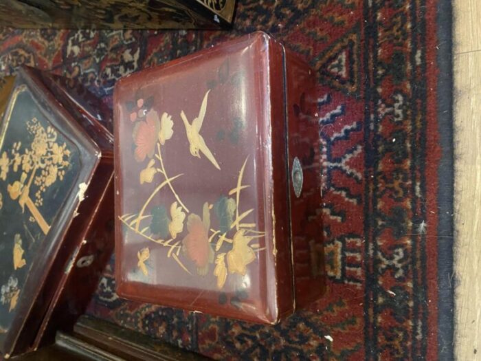 vintage japanese lacquer box 1