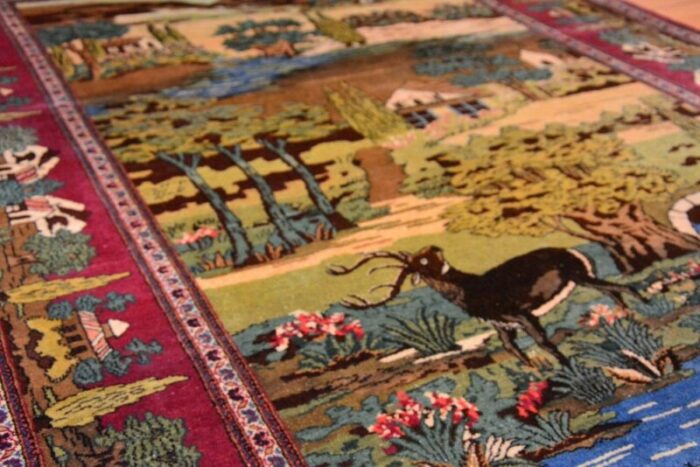 vintage kashan rug 1920s 14