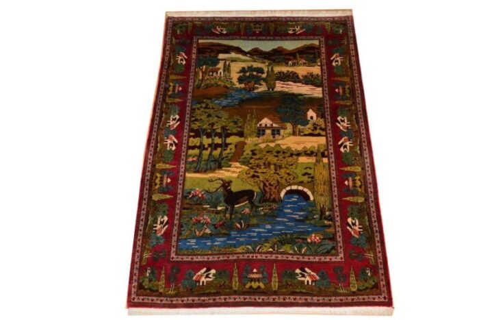 vintage kashan rug 1920s 2