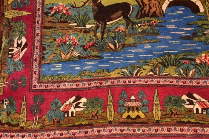 vintage kashan rug 1920s 5