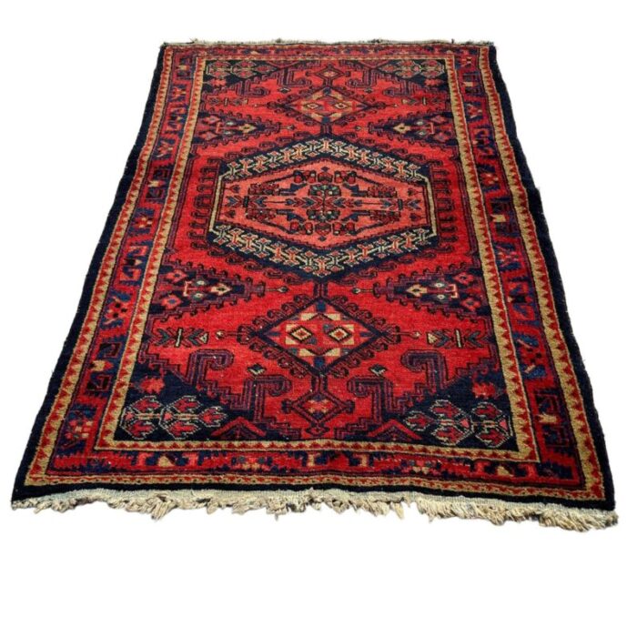 vintage kurdish traditional rug 1930s 1