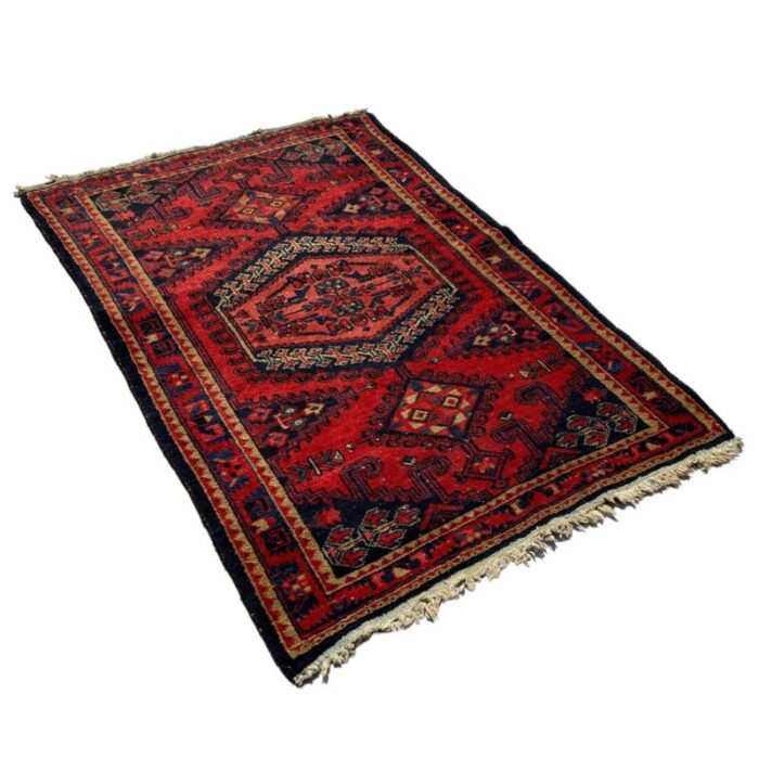 vintage kurdish traditional rug 1930s 2