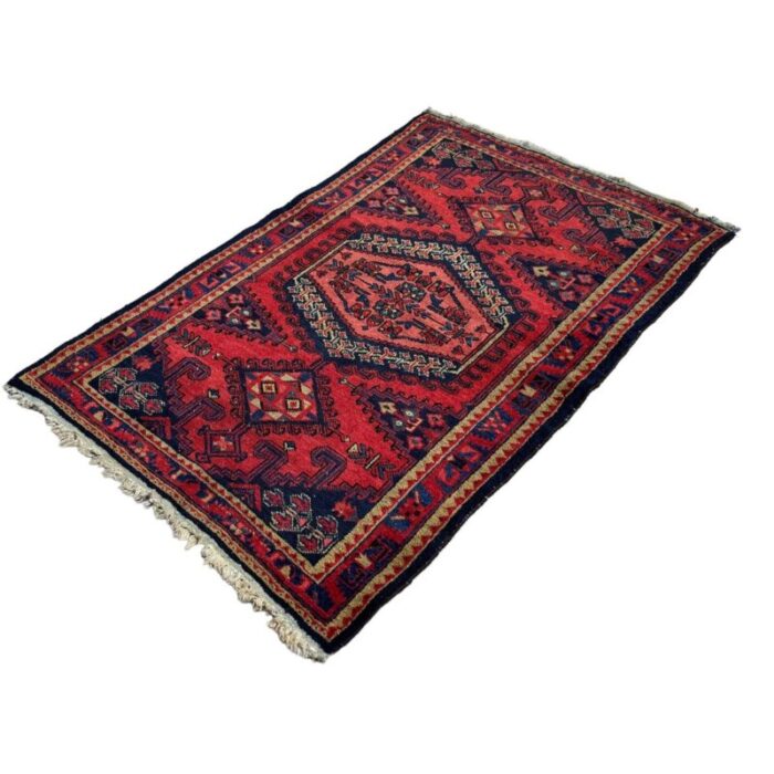 vintage kurdish traditional rug 1930s 6