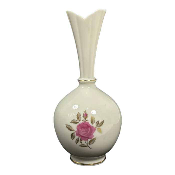 vintage lenox china rose bud vase 5881