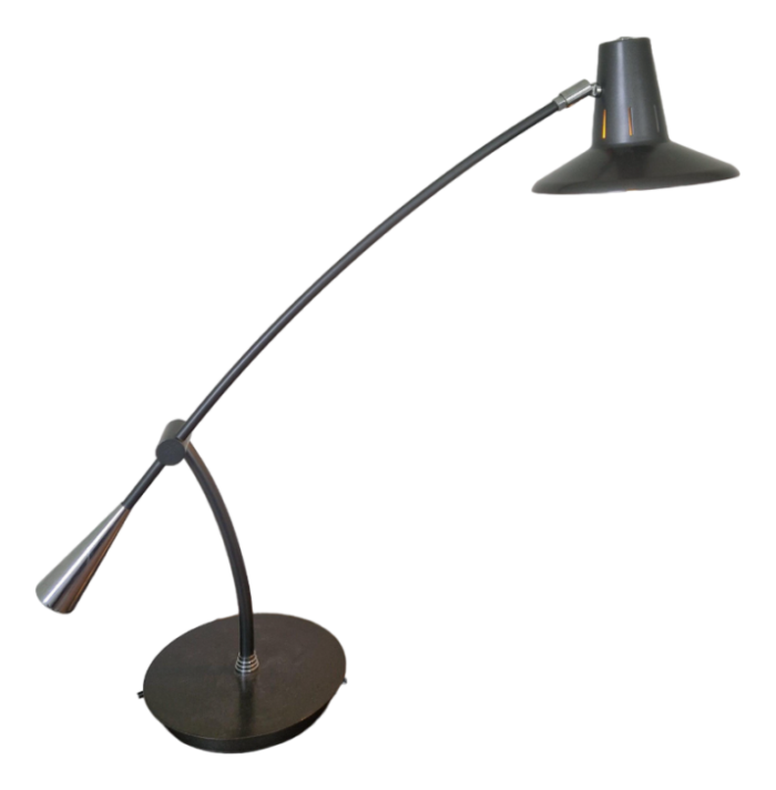 vintage massive counterbalance desk lamp 1970s 8575