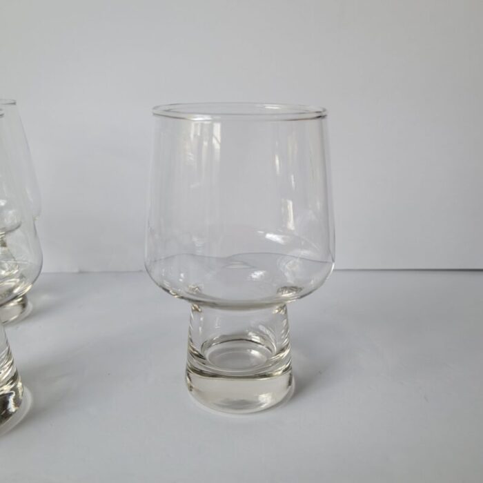 vintage mid century accent steiner by libbey beer glasses set of 7 5734