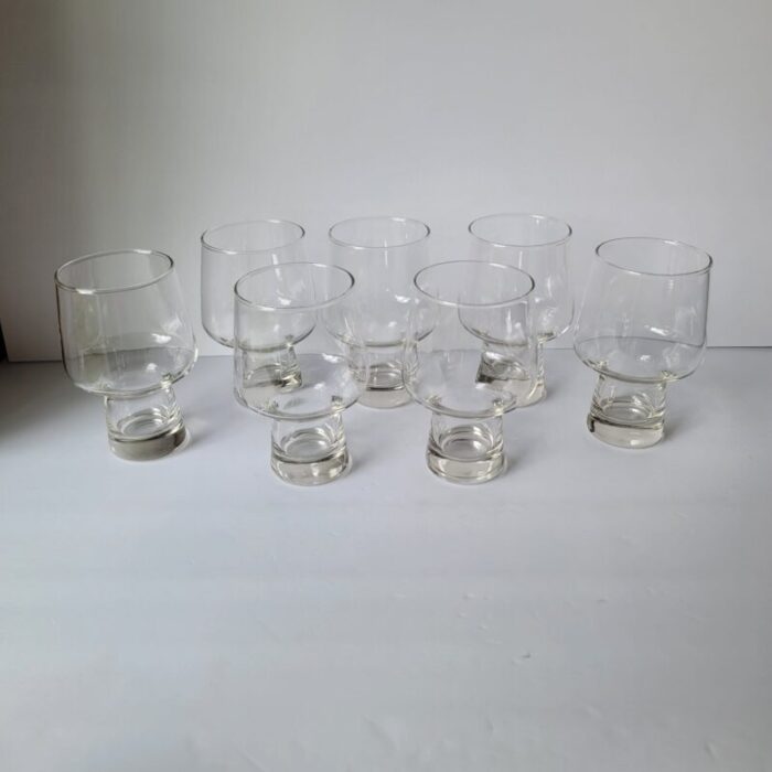 vintage mid century accent steiner by libbey beer glasses set of 7 9171