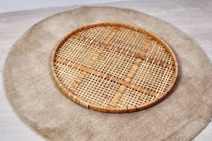 vintage multi functional decorative object in bamboo 1960s 14