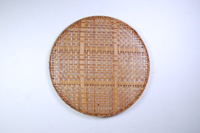 vintage multi functional decorative object in bamboo 1960s 4