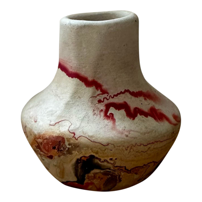 vintage nemadji pottery vase 9583