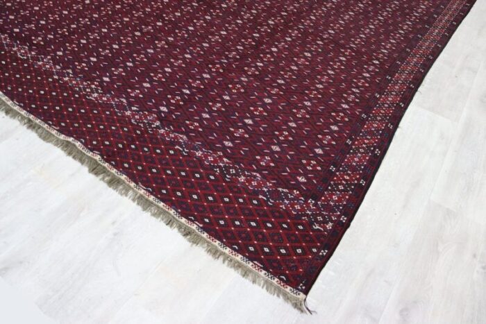 vintage nomadic turkmen yomut kilim rug 16